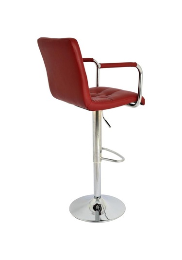 Bürocci Helen Bar Sandalyesi-Bordo-9519Q0102 Çok Renkli