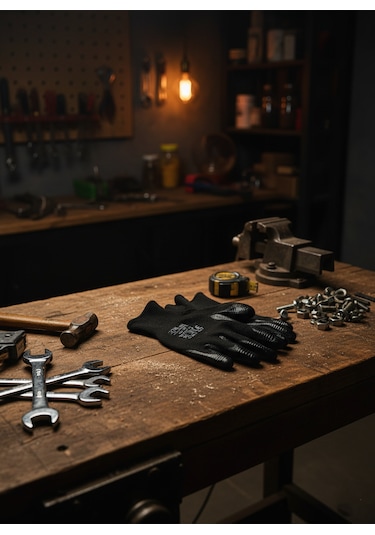 Cmc Tools Profesyonel Iş Eldiveni Siyah