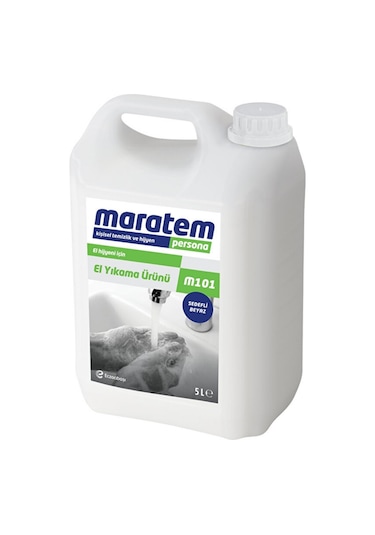 Maratem M101 El Yıkama Ürünü Sedefli Beyaz 5l X 4