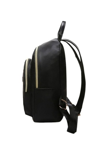 Ganzhoushop Siyah Sırt Sırt Sevimli Oxford Omuz Mini Kız İşlevli Günlük Çok Çantası Çantası Çantası Çantası Black Th Siyah