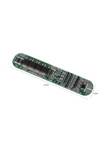 Pil Şarj Koruma Kartı Bms 18650 Lityum 15a 18.5v Hx-5s