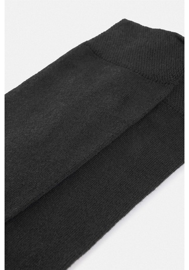 SÜVARİ Siyah Düz Çorap