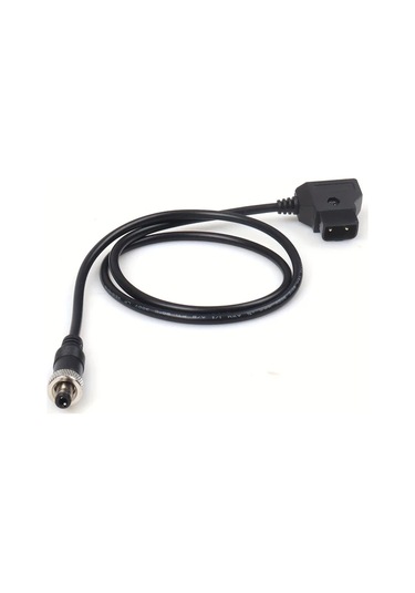 Siyah 30cm Lano D-tap Güç Kablosu Kilitli Fiş - Kameralar, Led Video Işıkları Ve Lcd Monitörler İçin Güvenli Bağlantı