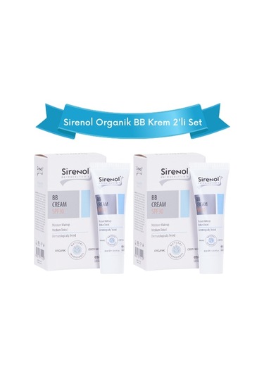 Sirenol BB Krem SPF30 Medium 2 x 30 ML
