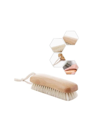 Temizleme Fırçası Ayakkabı Fırçası Ev Çamaşır Fırçası Ahşap Saplı Ayakkabılar İçin Ayakkabı Kılıfları