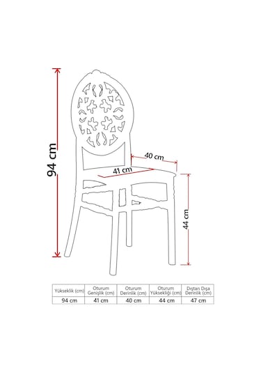 2 Adet Venüs Beyaz Pratik Sandalye / Balkon Bahçe Mutfak