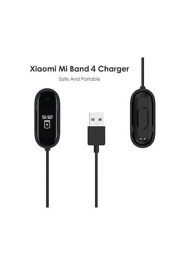 Xioami Mi Band 4 Akıllı Bileklik Usb Şarj Data Kablosu Şarz Aleti (441189093)