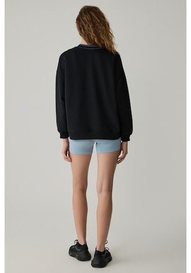 Urban Beat Oganna Kadın Siyah Sweatshirt Siyah