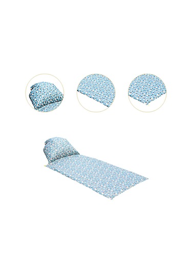 Homyl Baş Destekli Piknik Örtüsü Çim Yürüyüşü İçin Mavi 85x210cm Mavi