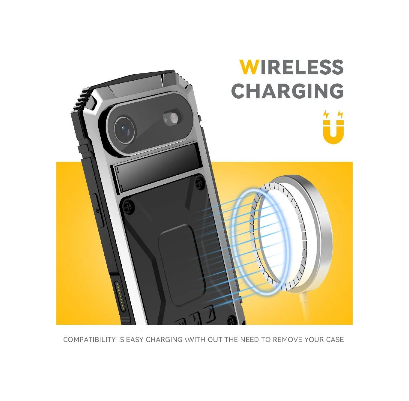 İphone Air İçin Metal Kılıf Cam Ekran Koruyucu 360 Tam Koruma Kılıf Kickstand İle Darbeye Dayanıklıağır Hizmet Tipi