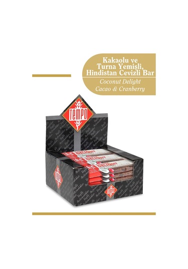 Kakaolu Ve Turna Yemişli Hindistan Cevizli Bar 32 G X 12 Adet