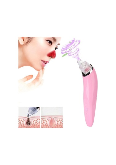 Sones 5w 1a Çok İşlevli Siyah Nokta Çıkarıcı Gözenek Temizleyici Dört Problu Pembe