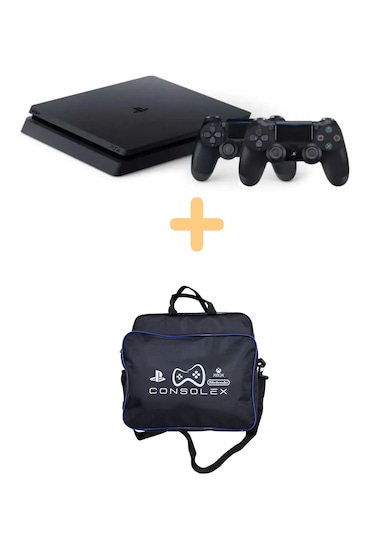 Sony PS4 Slim 1 TB Çift Kol + Consolex Çanta