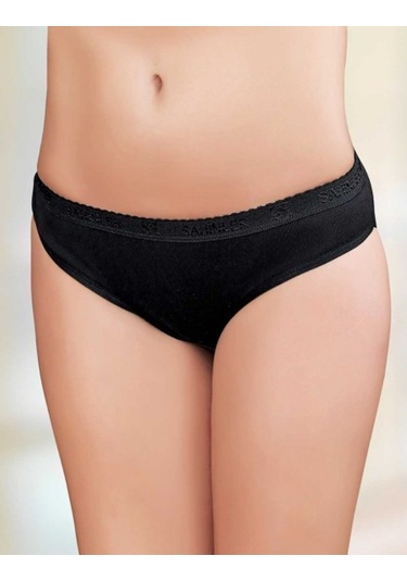 Şahinler 12' Li Ribana Beli Yazılı Külot Mb037