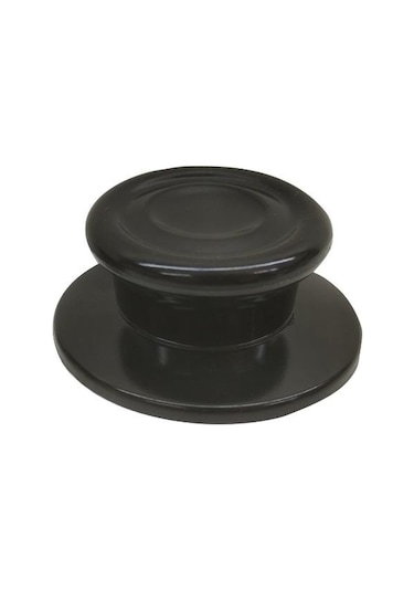 8 Adet Siyah Lüks Tencere Tava Sahan Cam Kapak Kulpu