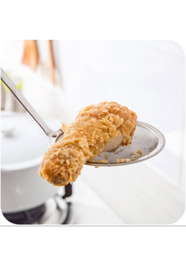 Ximistore9 Inox Gelişmiş Zarf Süzgeci - Uzun Saplı Zeytinyağı Süzme, Çorba Köpük Alma Ve Mutfak Filtre Aleti Diğer