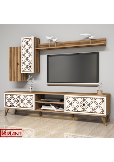 Variant Class Tv Ünitesi Ceviz - Beyaz