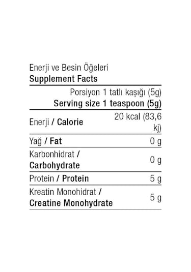 West Nutrition Hediye %100 Creatine Monohydrate 300 Gr.