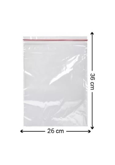 Kilitli Torba Kilitli Poşet 26X36 Cm 100 Adet