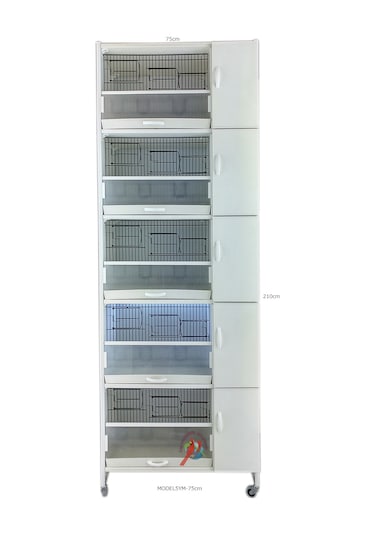 İstanbul Kafes Model 5Y Pvc Kuş Dolabı