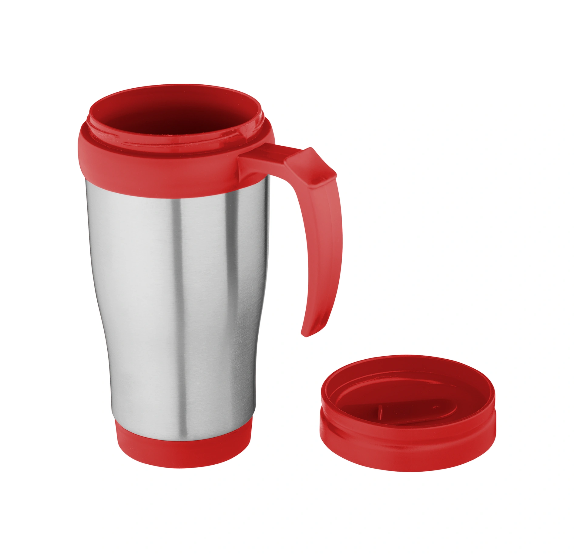 Bullet Sanibel Yalıtımlı Kupa 12 X 18 X 8 Cm Gümüş/kırmızı Gümüş/kırmızı