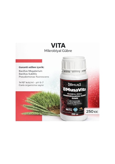Bmusavita 250cc Microbiyal Gübre 250 ML