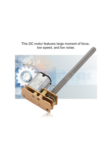 Dianziye 6v 1000rpm Metal Dişli Düşük Gürültüli Dc Azaltma Motoru - M4 55 Vida, Yüksek Tork, Temiz Bakır Bobinli Mikro Motor Liftler, Mekanik Kollər İçin