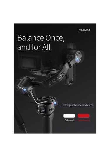 Zhiyun Crane 4 3 Eksenli El Gimbalı