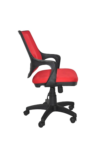 Kaya Ofis Diaspor Çalışma Koltuğu Ofis Sandalyesi Kırmızı