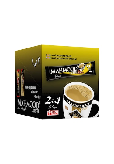 Mahmood Coffee 2'si 1 Arada Hazır Kahve 48 x 10 G