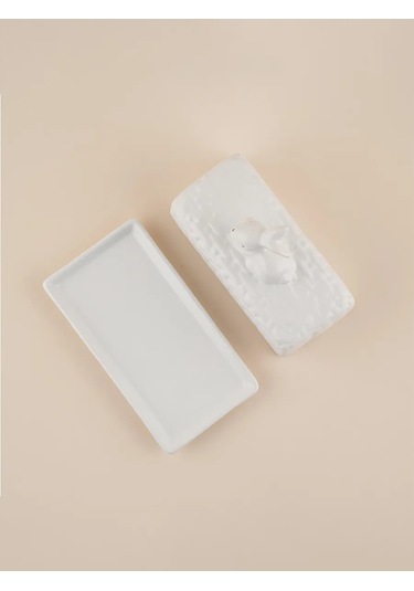 Sl Home Tereyağı İçin Kapaklı Sosluk 20,5 11 15,5 Cm 286306593 Beyaz