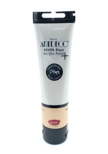 Plus Akrilik Boya 100ml Tüp 494 Sıcak Gri