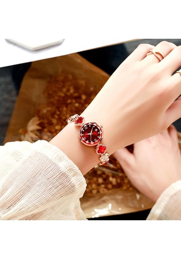 Kadın Bilezik Saat Kadın Lüks Resmi Kadın Paslanmaz Çelik Aydınlatmalı Su Geçirmez Tarih Saati Diğer
