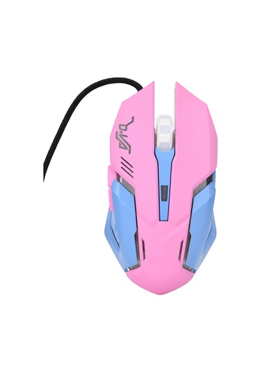 Ximistore9 3200dpı Led Işıklı Ergonomik Pembe Oyun Mouse'u - Hızlı Tepki, Konforlu Tutuş, Geniş Uyumluluk