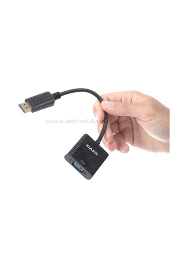 Dark Display Port - Vga Analog Aktif Dönüştürücü (Dk-Hd-Adpxvga)