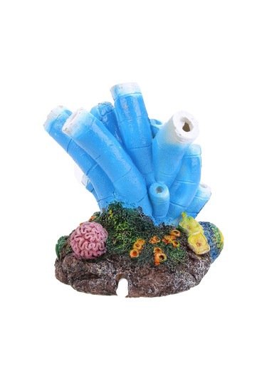 Sones Akvaryum Peyzaj Oksijen Zenginleştirici Dekoratif Hava Taş Yapay Mercan Süsler