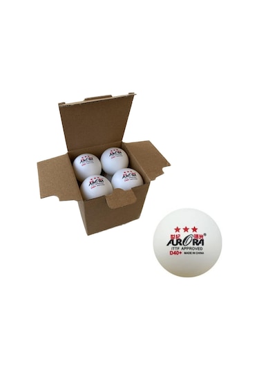 Aurora 3 Yıldızlı Masa Tenisi Maç Topu İttf Onaylı 8'li Kutu