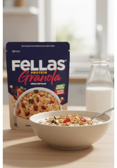 Fellas Protein Granola - Kırmızı Meyveler 270g