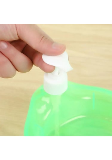 Yeşil-otomatik Deterjan Dispenseri Basın Tipi Bulaşık Sabunu Dispenseri Sabun Pompası Dispenseri Tezgah Organizatör Mutfak Lavabo İçin