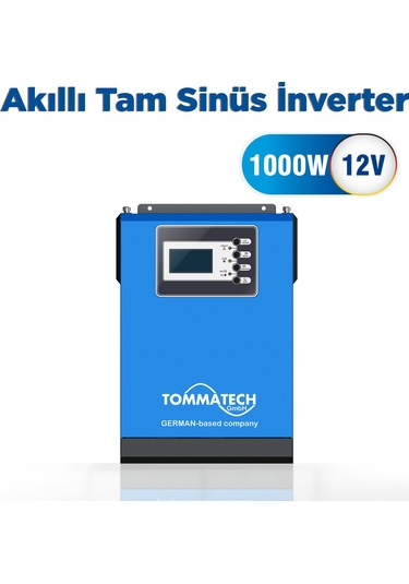 Tommatech 1K 12V 1Faz 1000 W W Akıllı İnverter İnvertör - Ofg-Tt-01-New1K-12Mf