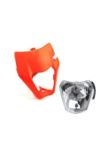 Kangfufeng Motosiklet Modifiyeli Far Ktm Exc125 Exc250 Turuncu Far