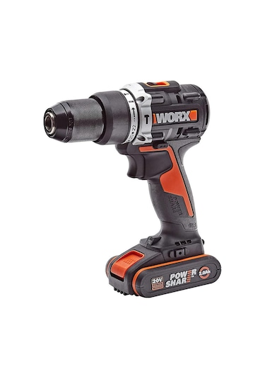 Worx WX352 20V 2Ah Li-ion Çift Akülü Kömürsüz Profesyonel Darbeli Matkap Vidalama