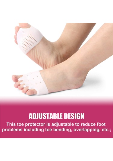 Hangfox Silikon Ayak Parmak Düzeltici - Aşırı Eğimi Ve Örtüşmeyi Giderir, Ayıran Ve Geliştirici Fonksiyonlu, Yıkama Yapılabilir, Tekrarlı Kullanım