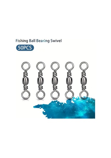 Geliştirilmiş Sazan Balıkçılığı Rulmanlı Ve Sağlam Halkalı 50 Adet Yüksek Kaliteli Balıkçılık Fırdöndüleri - 15kg