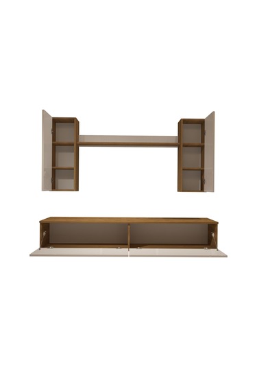 Decoraktiv Eko 7 Mdf Std Tv Ünitesi Tv Sehpası Pera - Beyaz