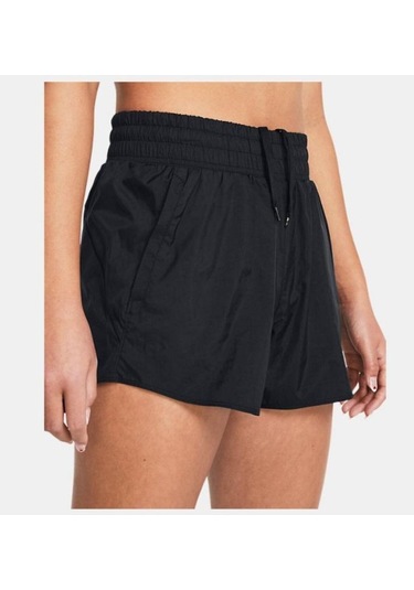 Under Armour Kadın Ua Dokuma 3" Crinkle Şort 1383622-001 Siyah