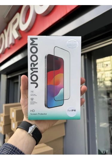 İphone 16 6.1 Hd Kırılmaz Cam Tam Kaplayan Ekran Koruyucu Çok Renkli