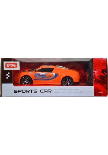 Ctoys Sports Car 27 Mhz Full Fonksiyon Uzaktan Kumandalı Bugatti Veyron Turuncu Ce 04