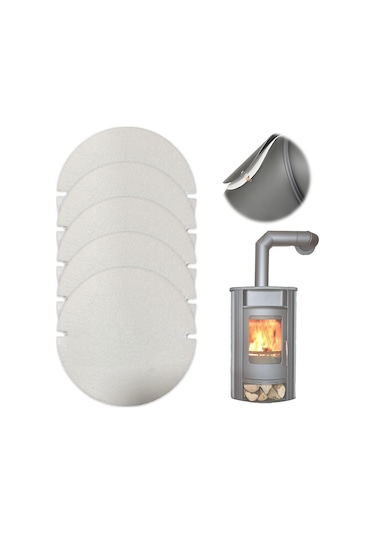 Kabin Boru Contaları, Aşırı Sıcaklıklara Dayanıklı, Kabin Boru Kapakları Ve Muayene Kapakları İçin Uygun, Duman Sızıntısını Önlemek İçin, 155 2mm