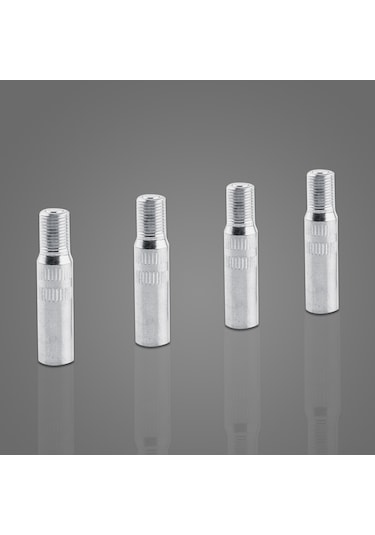 Springsun Lastik Valfi Metal Uzatıcı Kapağı - Dayanıklı Bakır Kaplama, Basınç Kontrolü Kolay, 4 Adet Paket